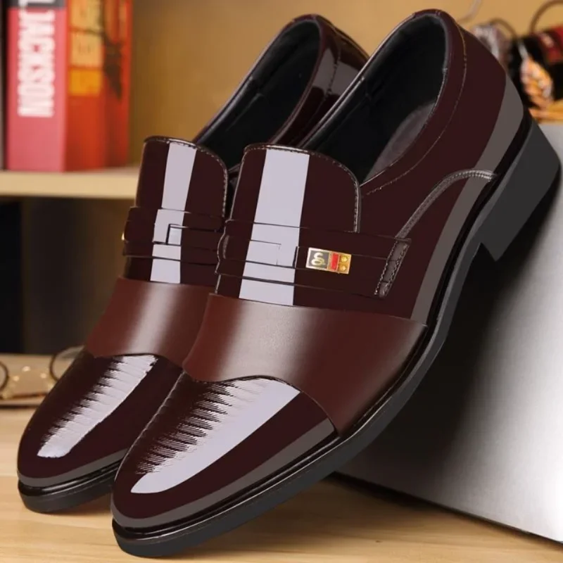Men'S Luxury Formal Wear - Skórzane buty dla mężczyzn Ślubne formalne