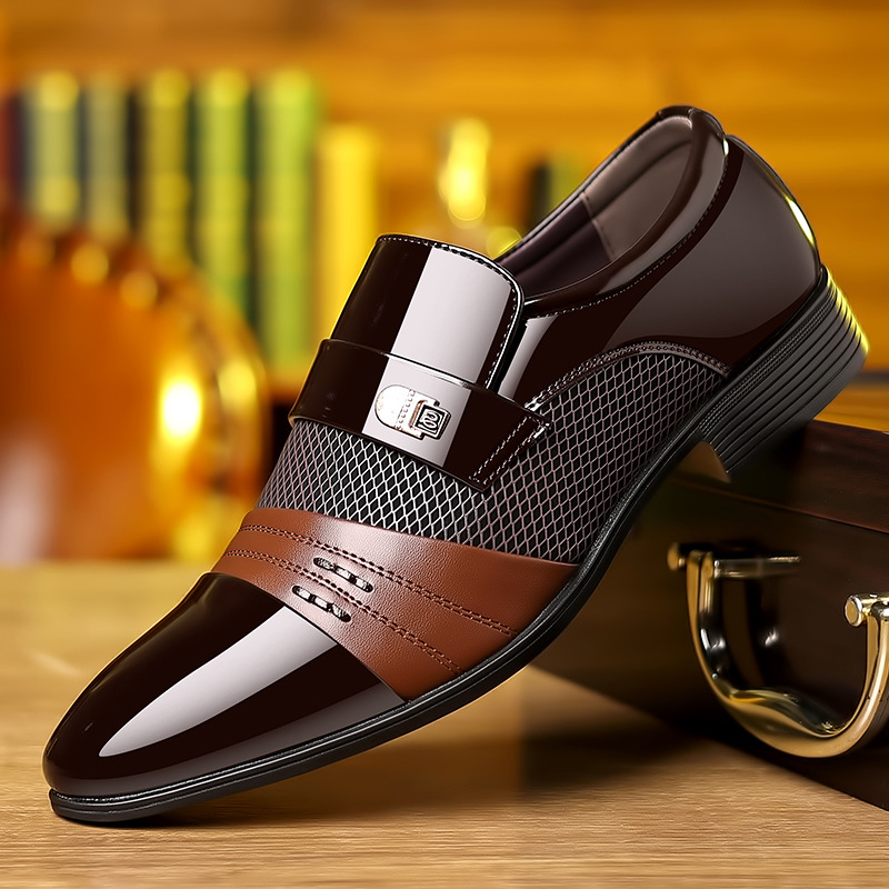 Men'S Luxury Formal Wear - Buty Oxford Męskie Luksusowe Lakierowane Buty