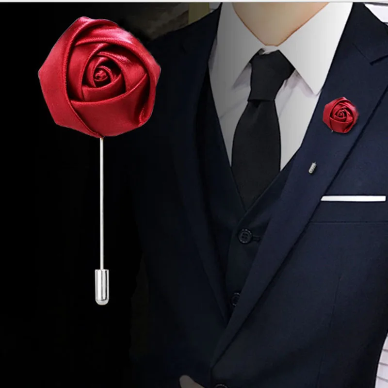 Tuxedo Lapel Pin - Męskie Boutonnieres na ślub pan młody