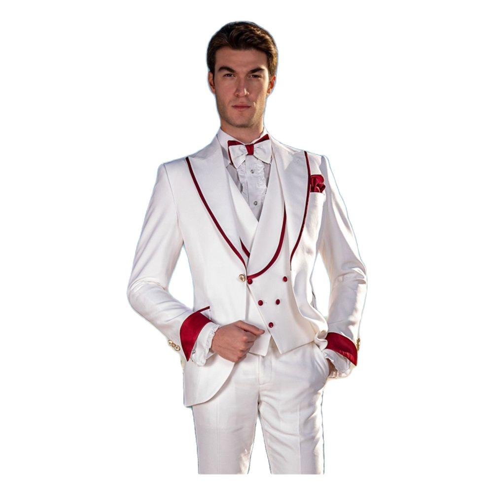 Men Formal Party Wear Dress - Wykonane na zamówienie białe garnitury męskie