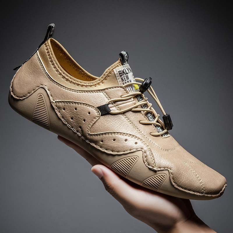 Men'S Luxury Formal Wear - Skórzane trampki dla mężczyzn buty do