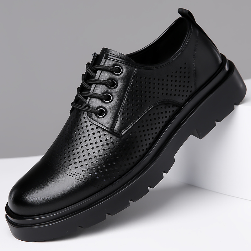 Formal Men Office Wear Sandals - Letnie nowe skórzane buty męskie biznesowe