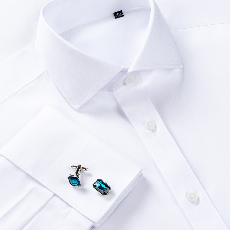 Men Formal Wear Shirts - Wysokiej jakości męska koszula z mankietami