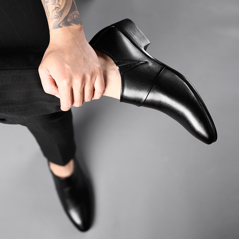 Skórzane oksfordy męskie luksu – Men'S Luxury Formal Wear recenzja i cena