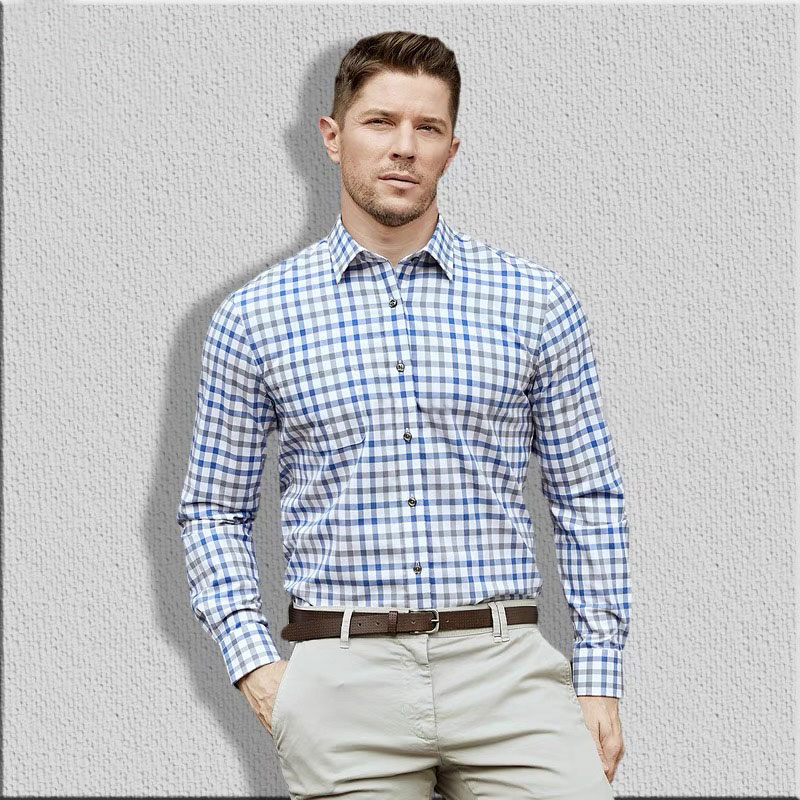 Męska z długim rękawem koszula – Men Formal Wear Shirts recenzja i cena