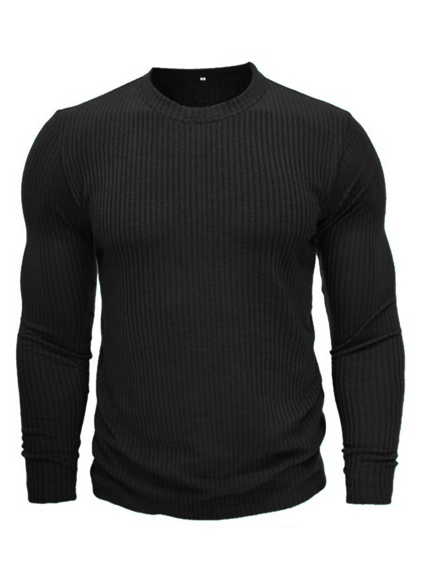 Męski sweter z okrągłym dekolt – Men Formal Wear Shirts recenzja i cena
