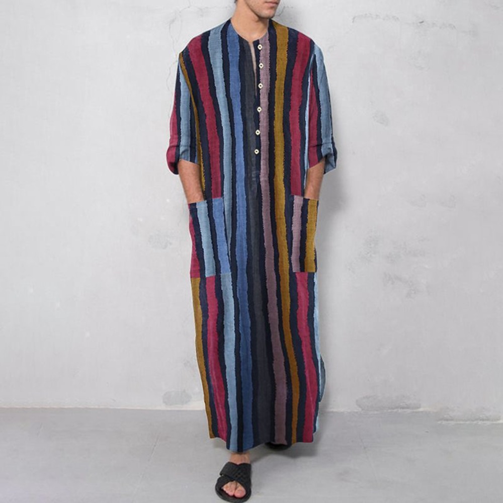 Męska koszula arabska z długim – Men Formal Wear Shirts recenzja i cena