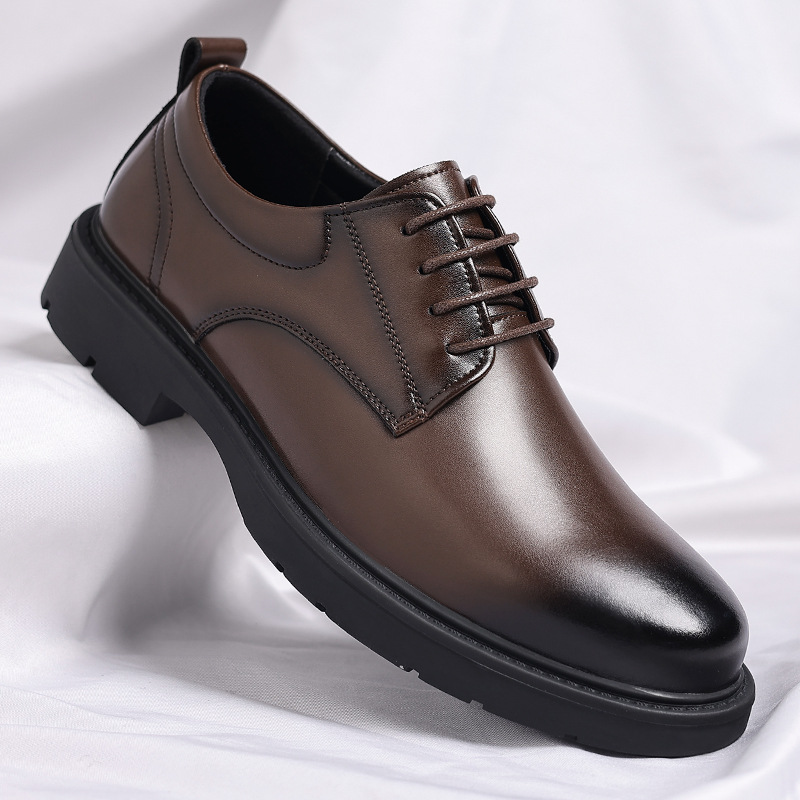 Męskie skórzane buty biznesowe – Men Formal Party Wear Dress recenzja i cena