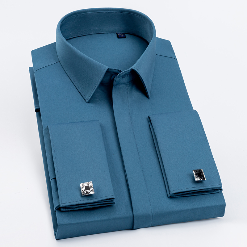 Męska koszula z mankietami fra – Men Formal Wear Shirts recenzja i cena