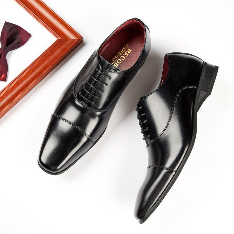 Męskie buty wizytowe skórzane  – Men'S Luxury Formal Wear recenzja i cena