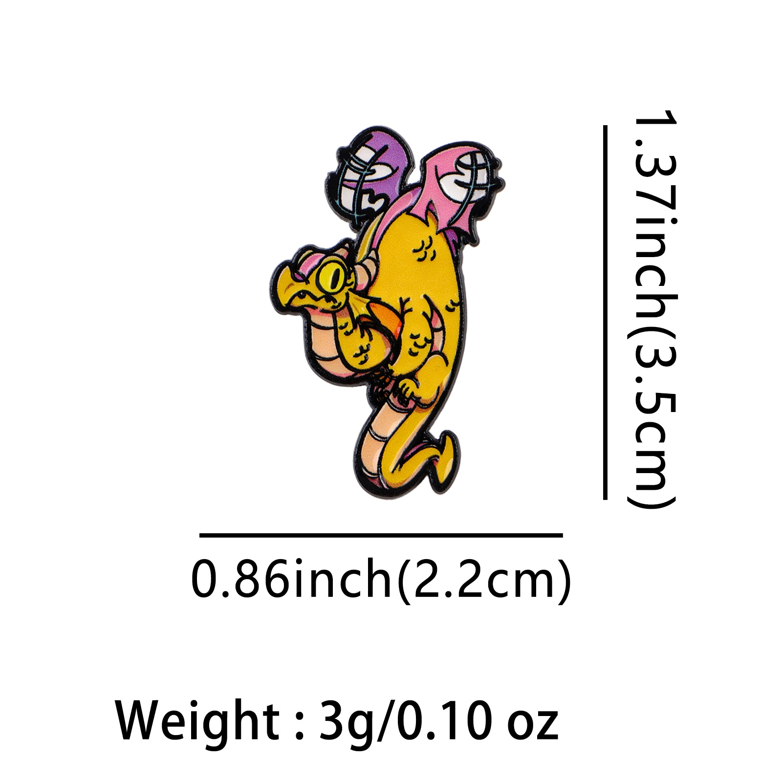 Emaliowane przypinki, broszki  – Tuxedo Lapel Pin recenzja i cena