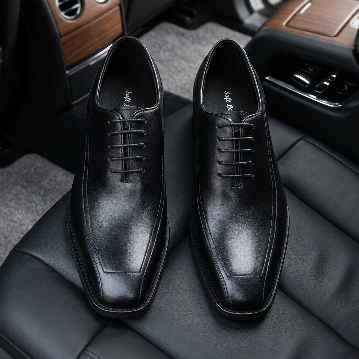 Włoskie męskie oksfordy, elega – Men Formal Wear Sale recenzja i cena