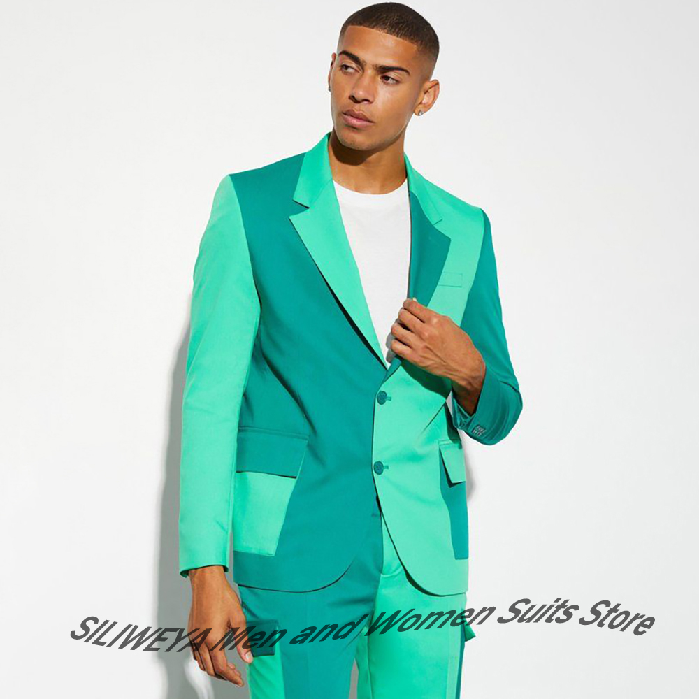 Stylowy męski dwukolorowy garn – Men Formal Party Wear Dress recenzja i cena