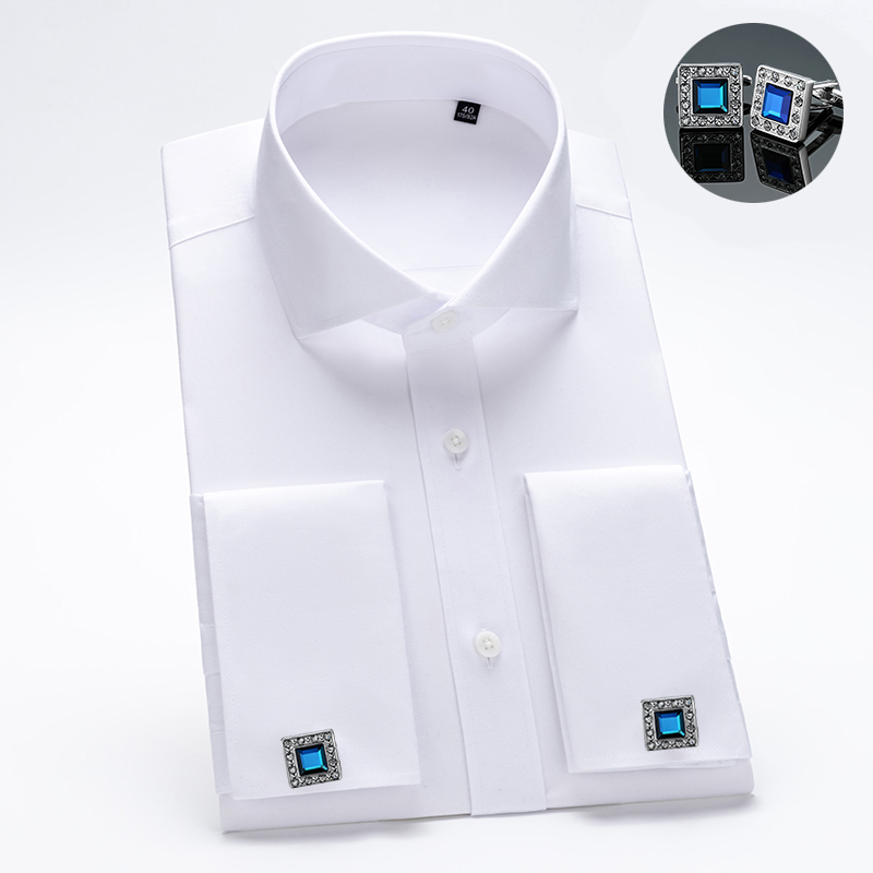 Wysokiej jakości męska koszula – Men Formal Wear Shirts recenzja i cena