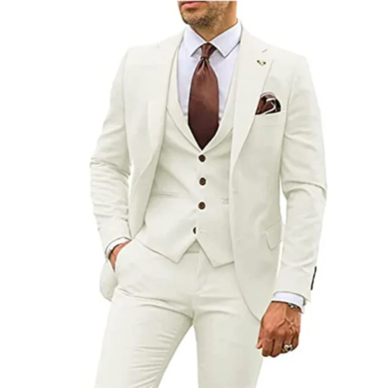 Męski garnitur na wesele, 3-cz – Men Formal Party Wear Dress recenzja i cena