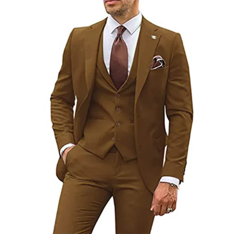 Męski garnitur na wesele, 3-cz – Men Formal Party Wear Dress recenzja i cena