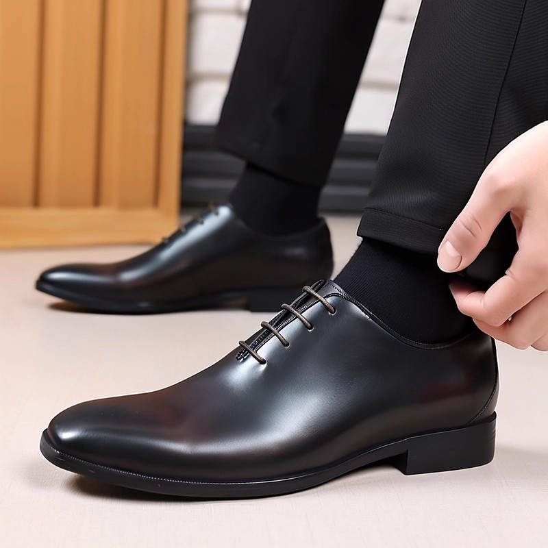 Męskie buty Oxford ze skóry na – Men'S Luxury Formal Wear recenzja i cena