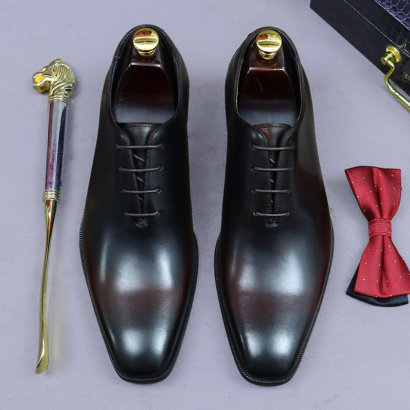 Męskie buty Oxford ze skóry na – Men'S Luxury Formal Wear recenzja i cena