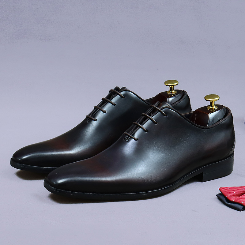 Męskie buty Oxford ze skóry na – Men'S Luxury Formal Wear recenzja i cena